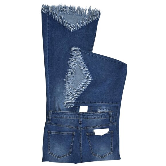 Distress Bell-Bottom - Picture 3 of 7